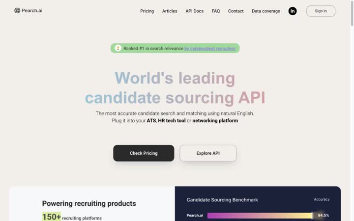 pearch.ai — the product the API sits behind.